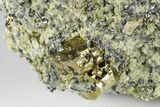 Pyrite Crystals in Matrix - Nærsnes, Norway #177280-2